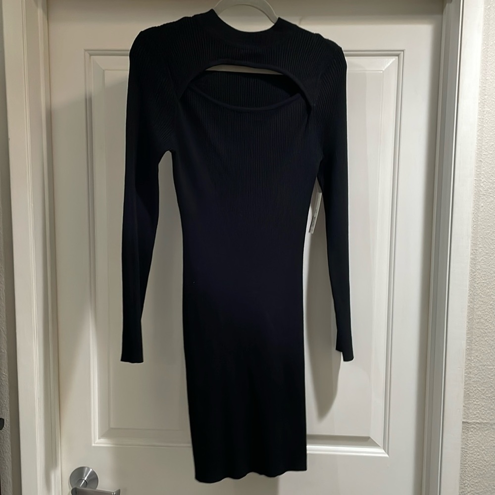 Keyhole Front Sweater Dress